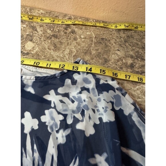 Chicos Easywear Women’s 3 US XL Layered Chiffon Kimono Style Casual Tunic Top - Picture 8 of 14